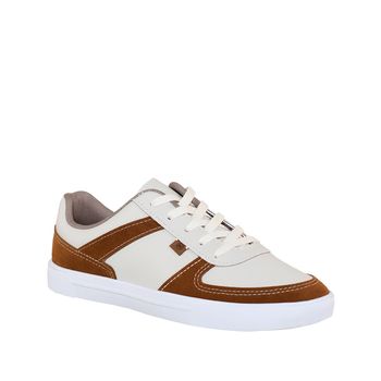 Tenis-Casual-Branco-e-Caramelo-Kids-Urbano-|-Molekinho-Tamanho--32---Cor--BRANCO-OFF-0